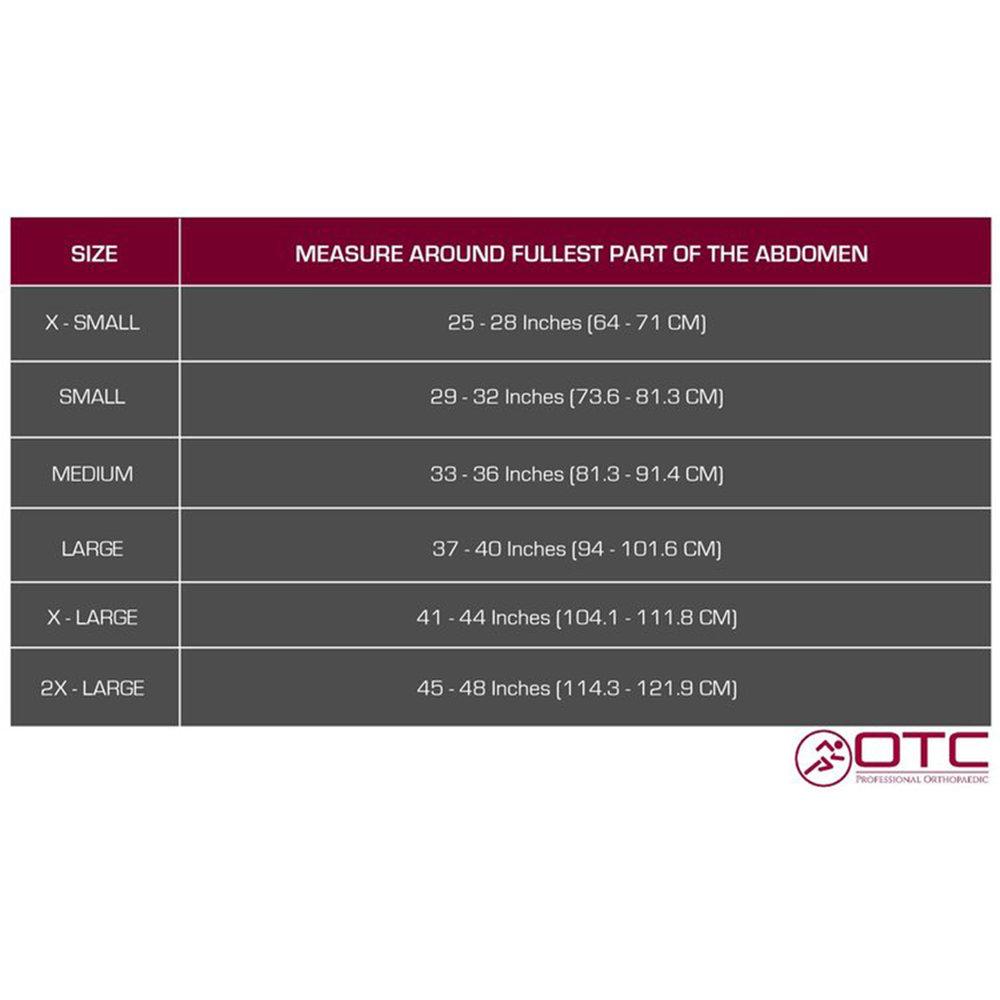 Sizing guide
