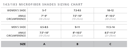 Sizing guide