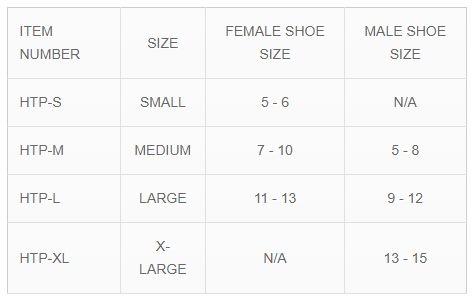 Sizing guide