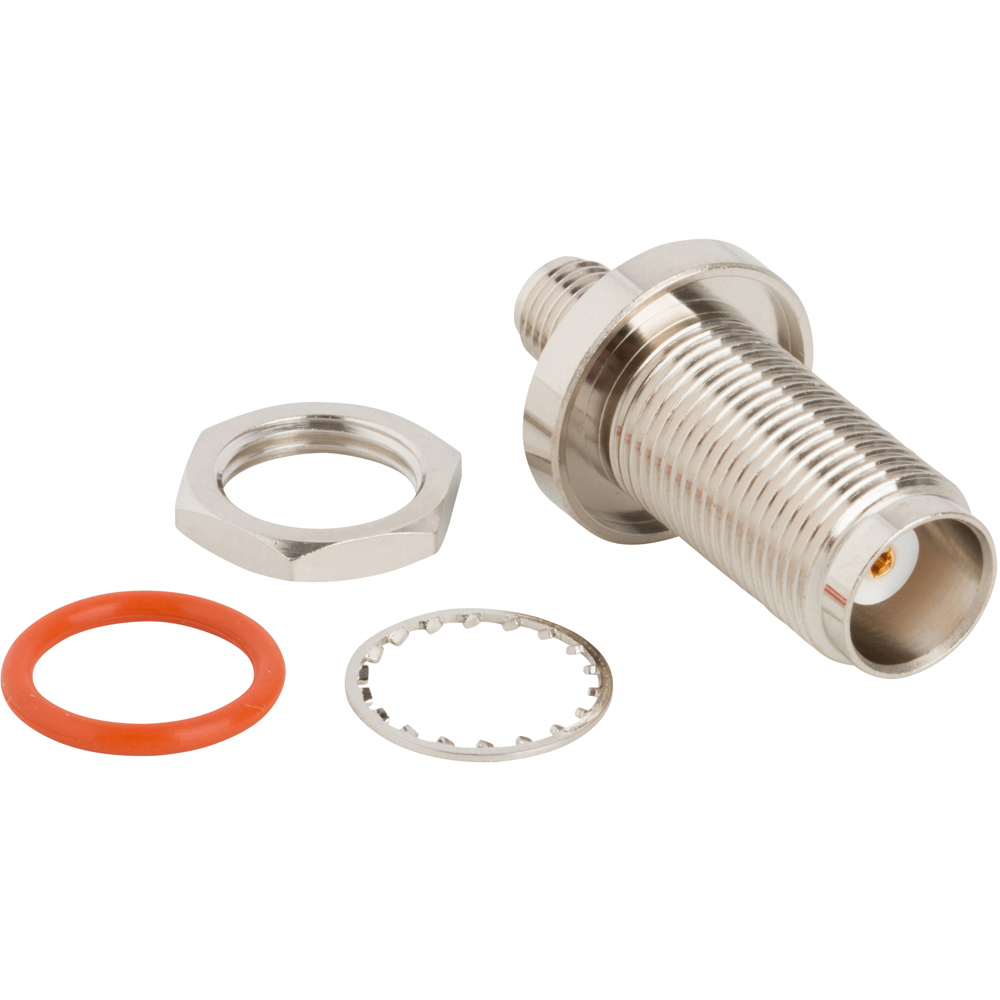 242178-10 - SMA Jack to TNC Jack Adapter 50 Ohm Straight Bulkhead