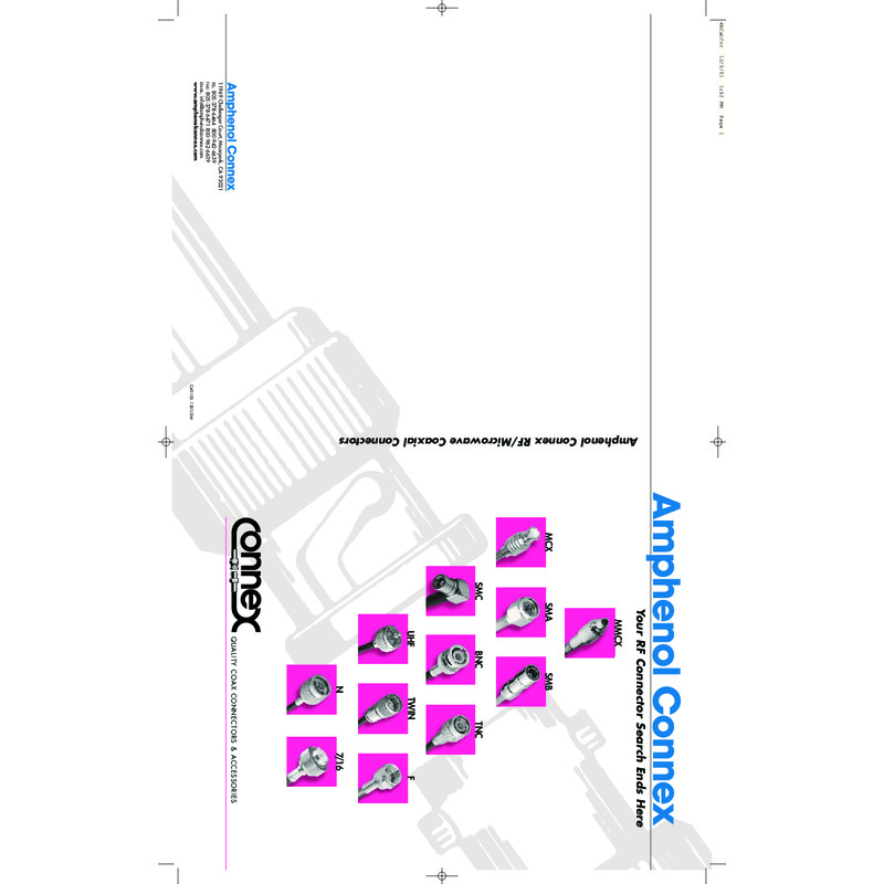Connex Product Catalog
