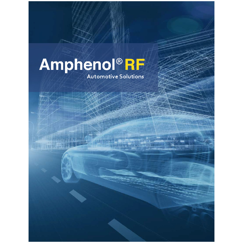 The Amphenol RF Automotive Solutions Guide outlines the company's range of RF connectors and cable assemblies designed to support automotive technologies. Key products include FAKRA connectors, which perform up to 6 GHz and are used in various applications such as GPS, AM/FM radio, cameras, and cellular communications. The guide highlights the evolution of FAKRA connectors across different generations, each offering improvements in design, manufacturing efficiency, and compliance with industry standards​​.