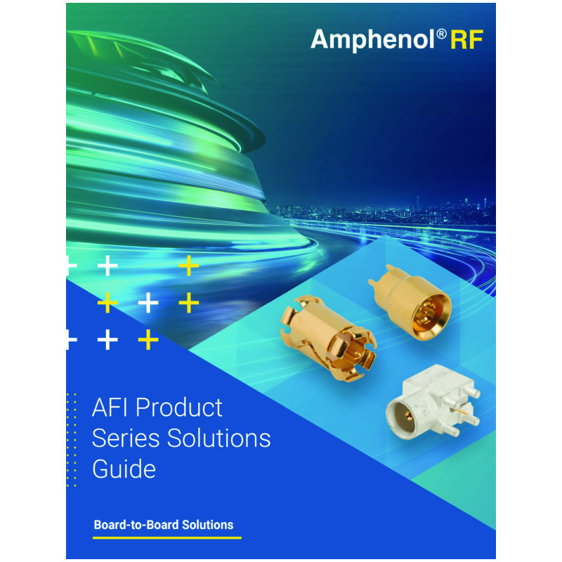 Amphenol RF's AFI product series is a high-performance board-to-board RF connectors designed for compact, high-frequency applications. This solutions guide highlights key features, technical specs, and versatile configurations ideal for telecom, industrial, and broadband systems.