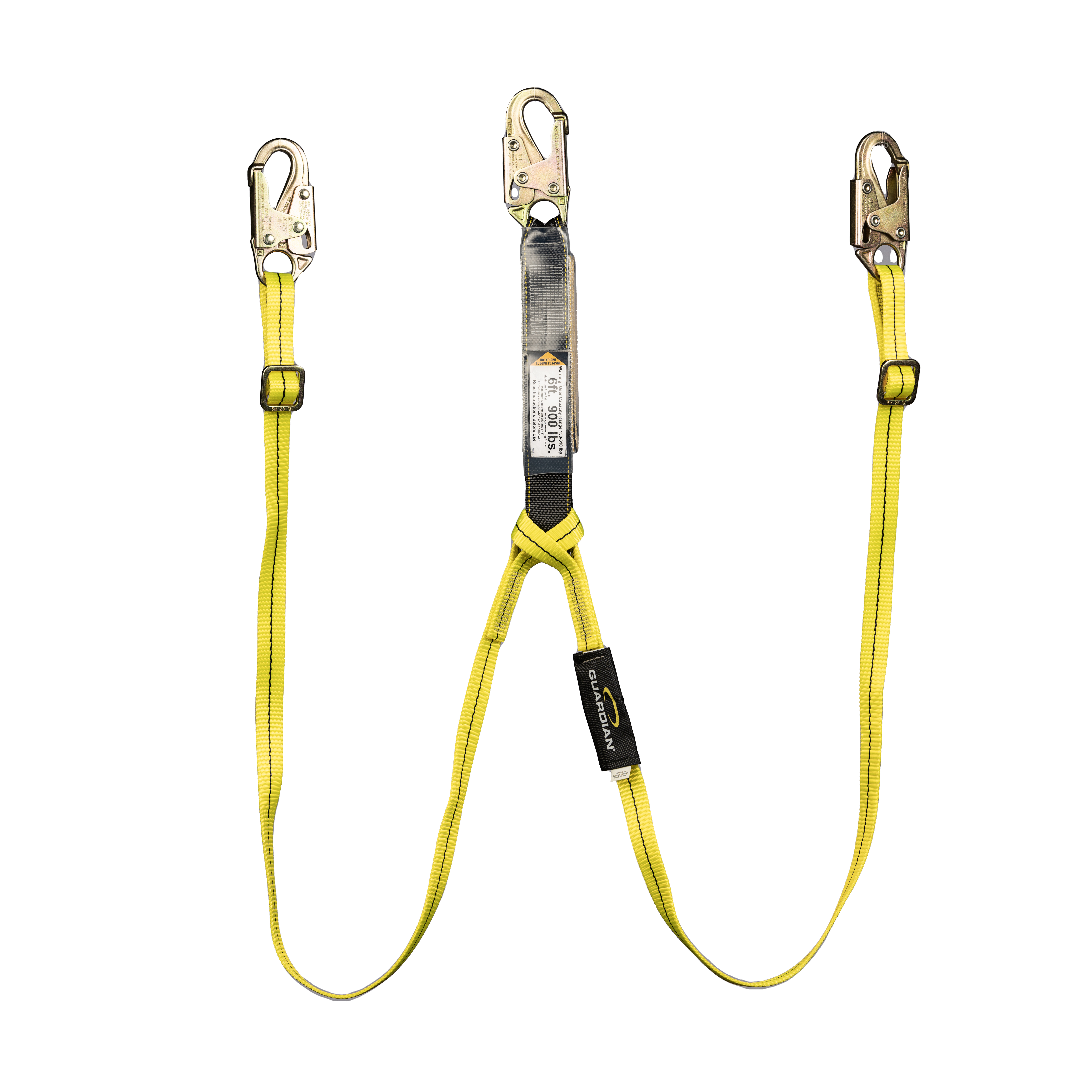 Shock Absorbing Adjustable Lanyard | GuardianFall (United States