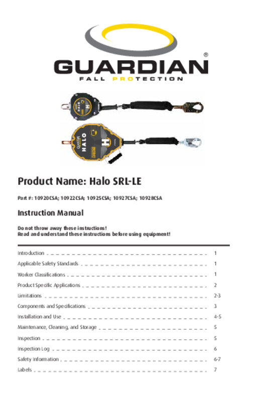 Halo Cable SRL-LE (United States) | Guardian Fall Protection