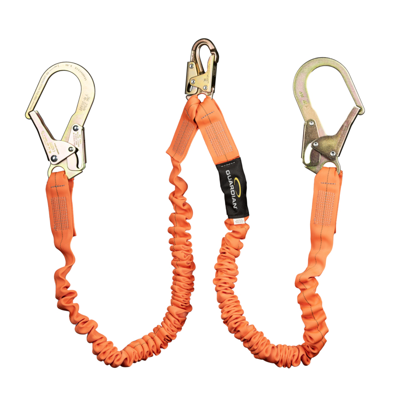 6' Shock-Absorbing Lanyard | Single Leg | 01220