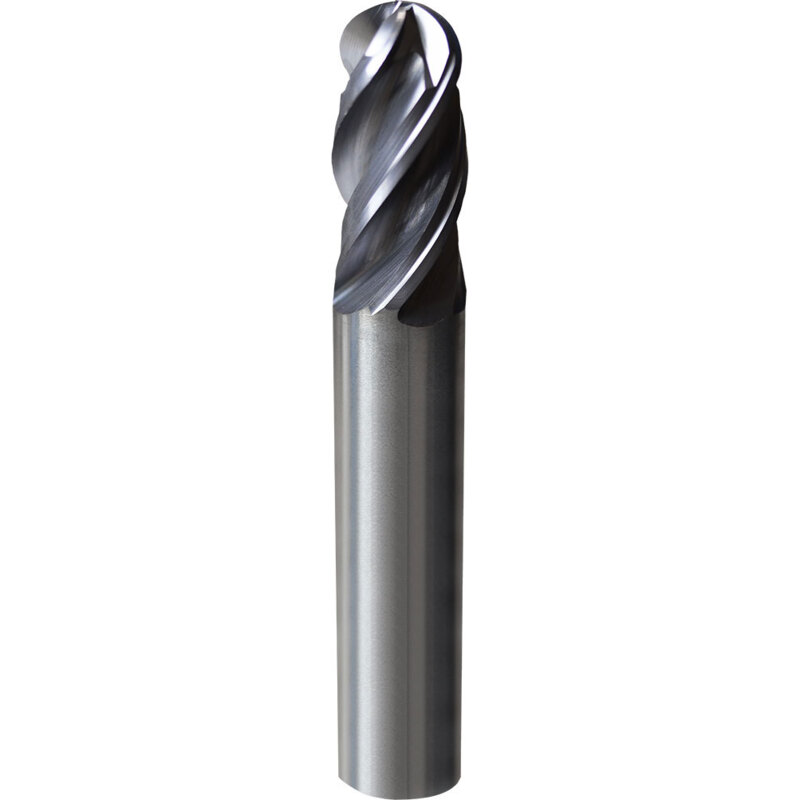 5.00mm Dia, 4 Flute, Ball Nose End Mill - 46356 |