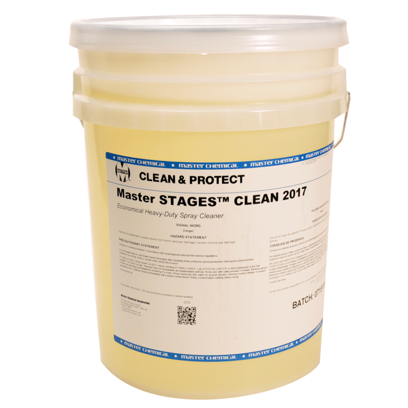 Master STAGES™ CLEAN 2017 | Economical Heavy-duty Spray Cleaner | 5-gallon pail