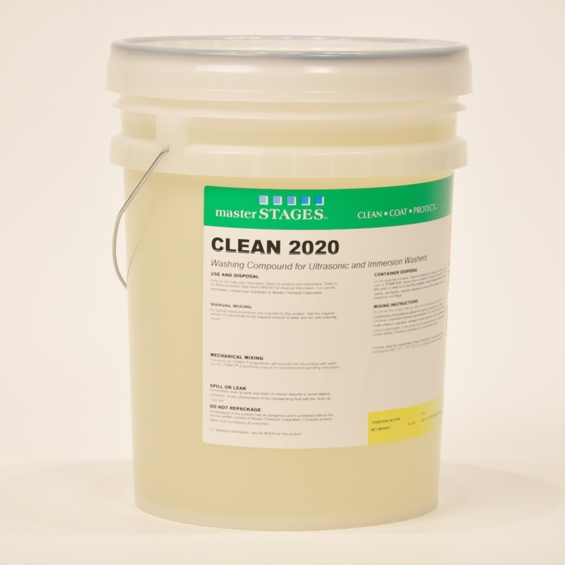 Master STAGES™ CLEAN 2020 | Washing Compound for Ultrasonic and Immersion Washers | 5-gallon pail
