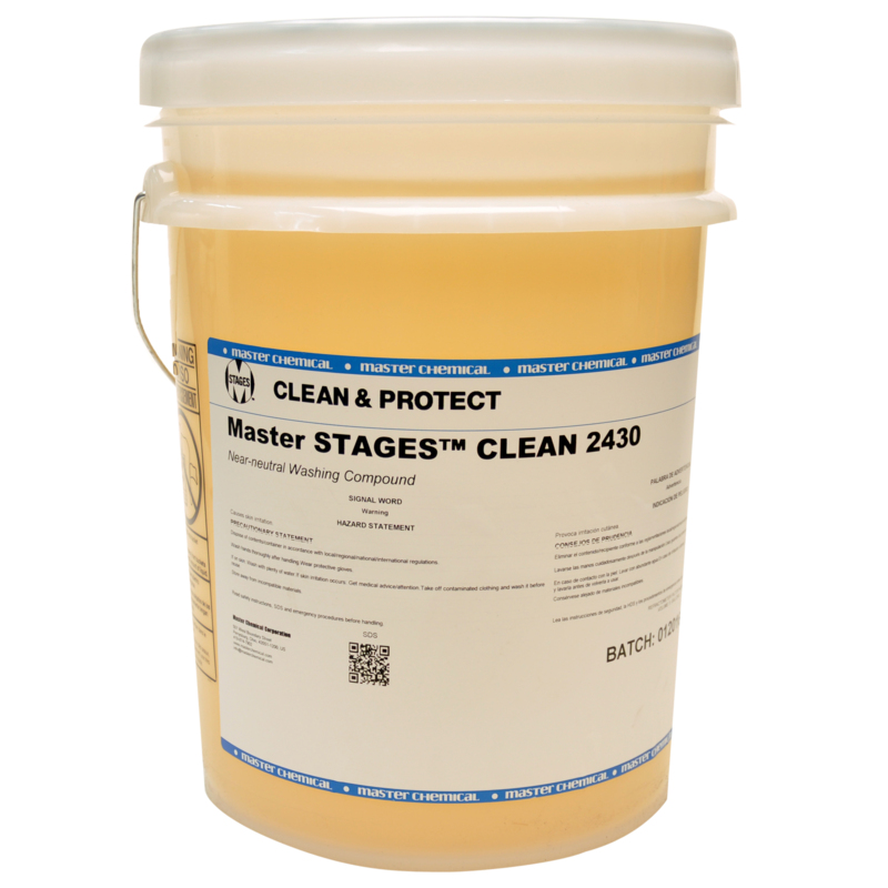 Master STAGES™ CLEAN 2430 | Limpiador en aerosol económico para trabajos pesados | Cubeta de 5 galones (19 l) 