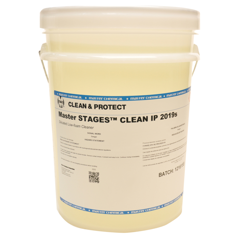 Master STAGES™ CLEAN IP 2019s | Silicated Low-foam Cleaner | 5-gallon pail