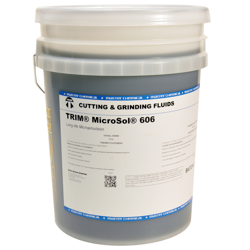 TRIM<sup>®</sup> MicroSol<sup>®</sup> 606 | Long-life Microemulsion | 5-gallon pail
