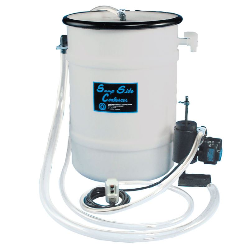 Sump Side Coalescer™ | Simple to operate, lower-cost coalescer for smaller shops removes tramp oil even with large sumps | 