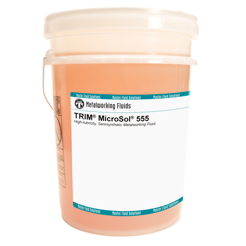 TRIM<sup>®</sup> MicroSol™ 555 | Semisintético de baja espuma | Cubeta de 5 galones (19 l) 