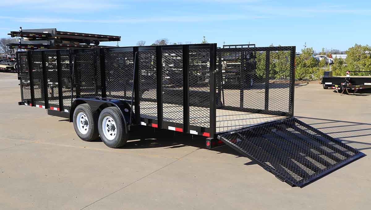 Big Tex 10LR 83" x 16 Pro Series Tandem Axle Landscape Trailer Image 5