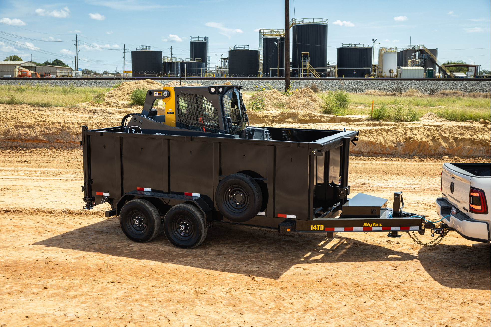 Big Tex 14TD, Dump, 83" x 14', 14K, 4' Sides Image 1