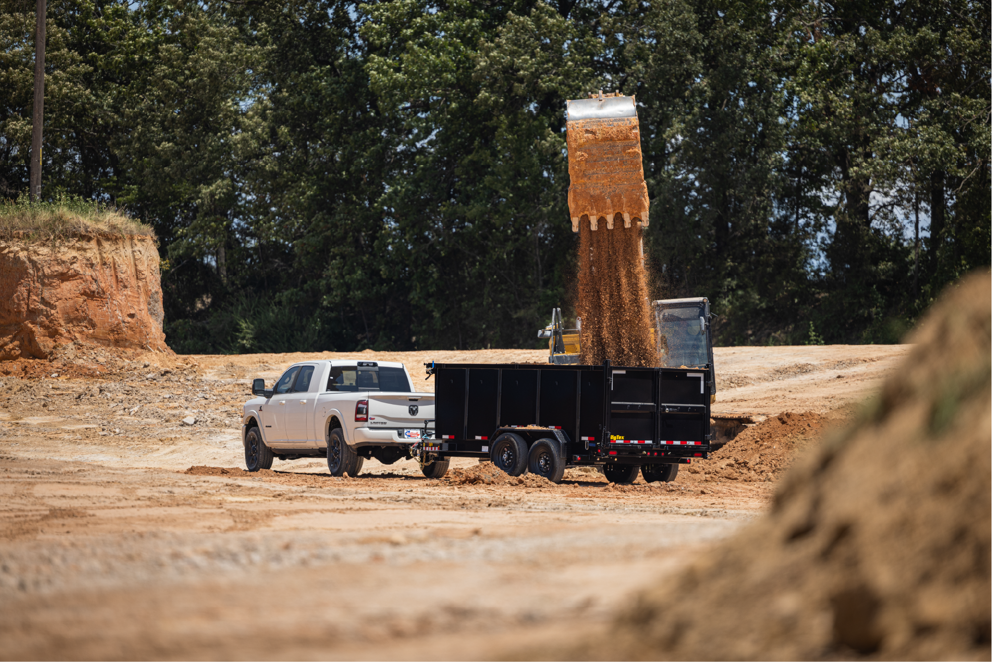 Big Tex 14TD, Dump, 83" x 14', 14K, 4' Sides Image 2