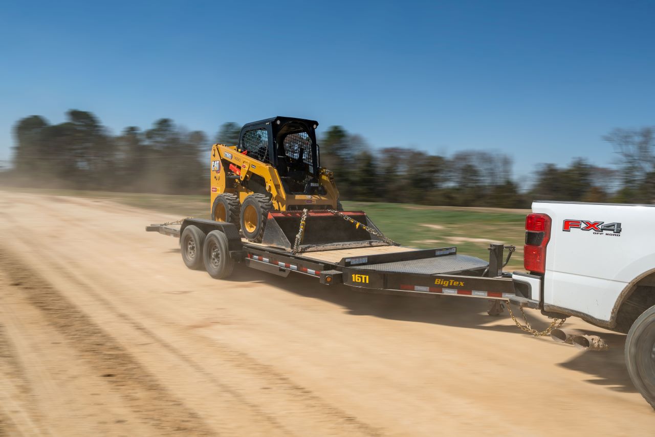Big Tex 16TI 83" x 22 (16 + 6) Heavy Duty I-Beam Tilt Bed Trailer Image 1