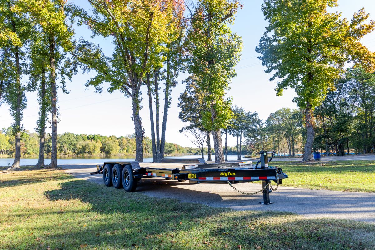 Big Tex 21EH 21K TAND EQUIP W/DT 83X24 MEGA RAMPS, BLK Image 3