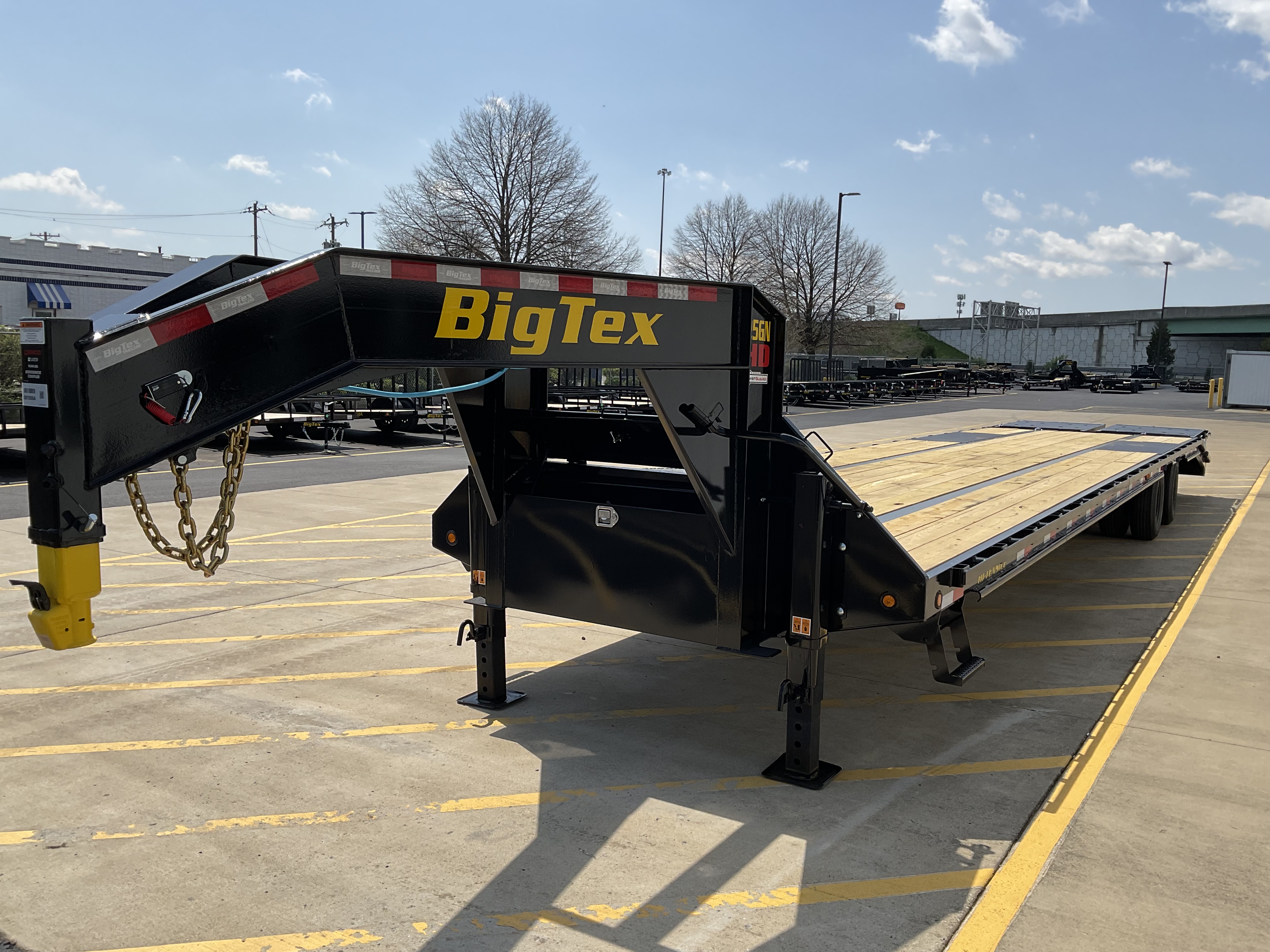 Big Tex 25GN, Gooseneck, 102" x 30', 25.9K, Dovetail, Mega Ramps Image 5