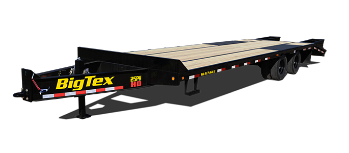 Big Tex 25PH, Pintle, 102" x 20', 25.9K, Dovetail, Mega Ramps Image 5