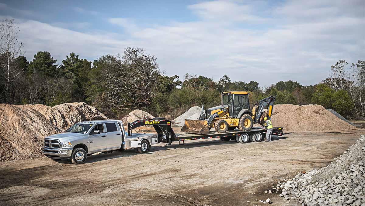 Big Tex 3XGN 102" x 20 + 5 Super Duty Tandem Dual Wheel Gooseneck Image 7