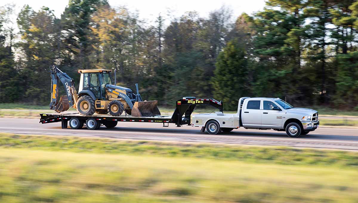 Big Tex 3XGN 102" x 20 + 5 Super Duty Tandem Dual Wheel Gooseneck Image 10