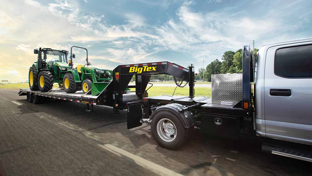 Big Tex 3XGN 102" x 20 + 5 Super Duty Tandem Dual Wheel Gooseneck Image 11