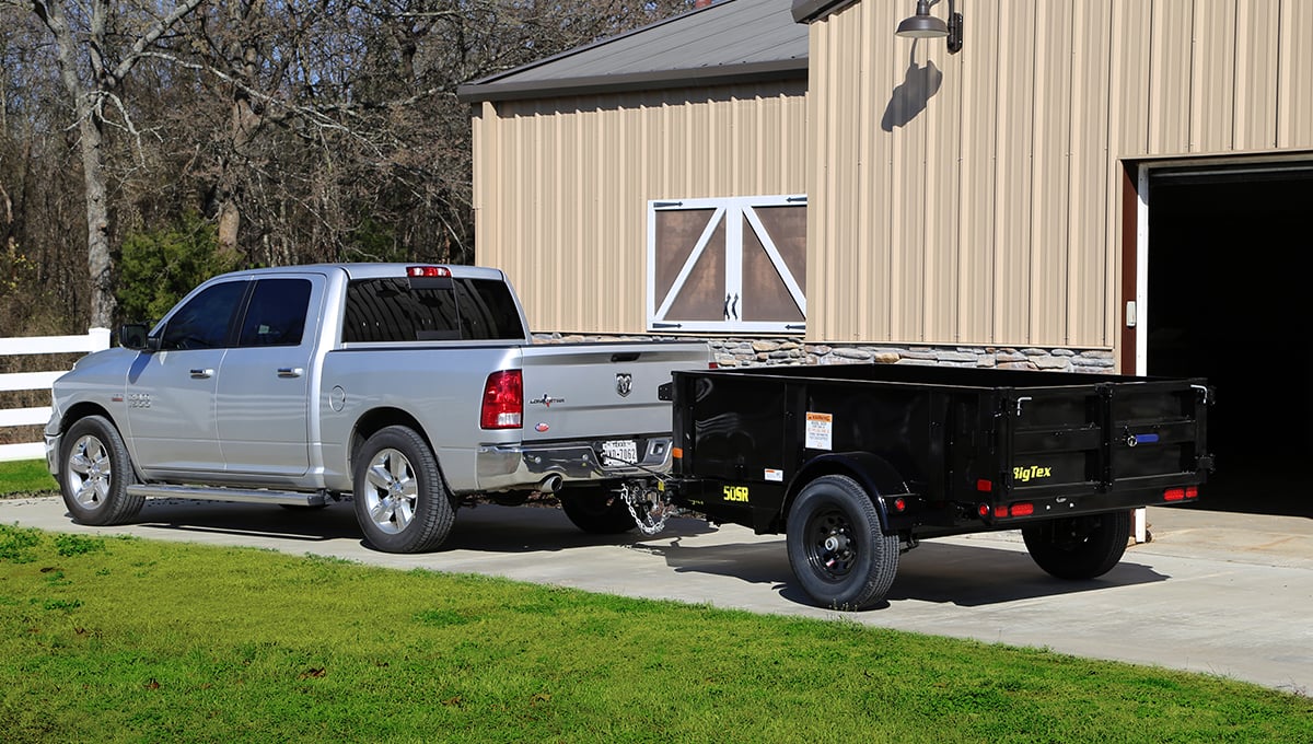 Big Tex 50SR, Dump, 60" x 8', 5K, Double Rear Doors Image 1