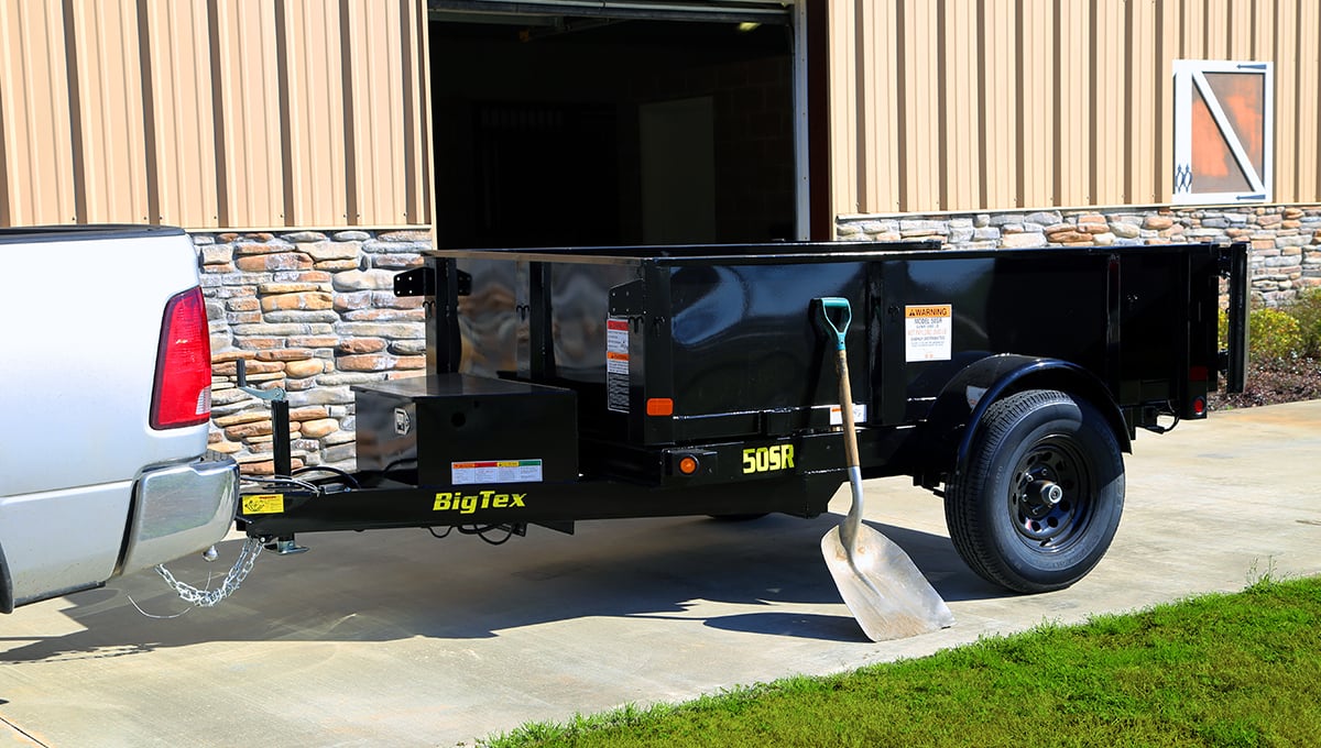 Big Tex 50SR, Dump, 60" x 8', 5K, Double Rear Doors Image 2