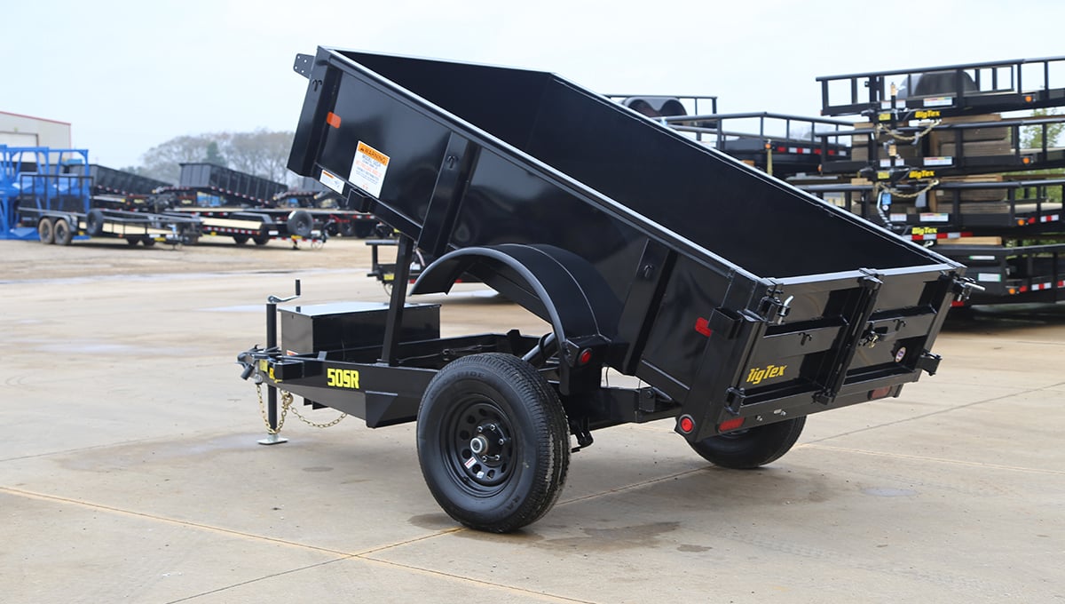 Big Tex 50SR, Dump, 60" x 8', 5K, Double Rear Doors Image 4