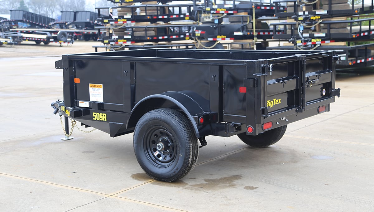 Big Tex 50SR, Dump, 60" x 8', 5K, Double Rear Doors Image 5