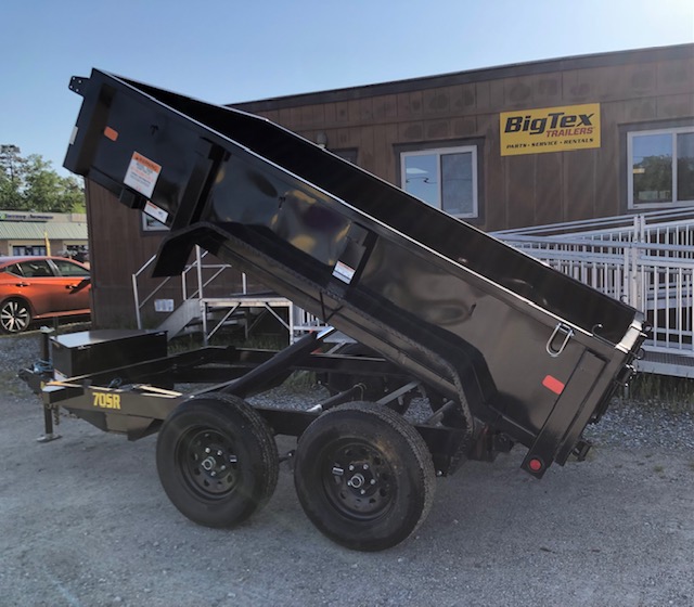 Big Tex 70SR, Dump, 60" x 10', 7K, Double Rear Doors Image 3