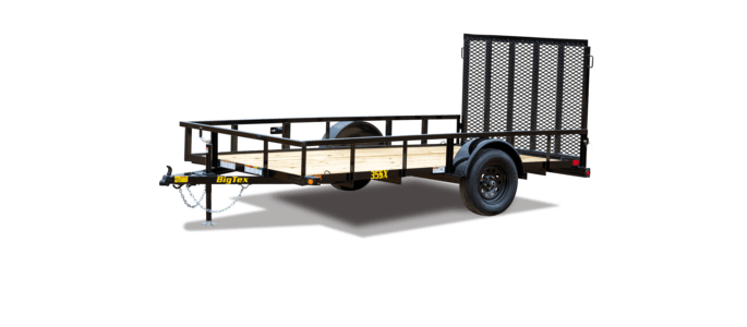 Big Tex 35SX SINGLE AXLE UTILITY 83"x14 4RG, SPARE MNT Image 4