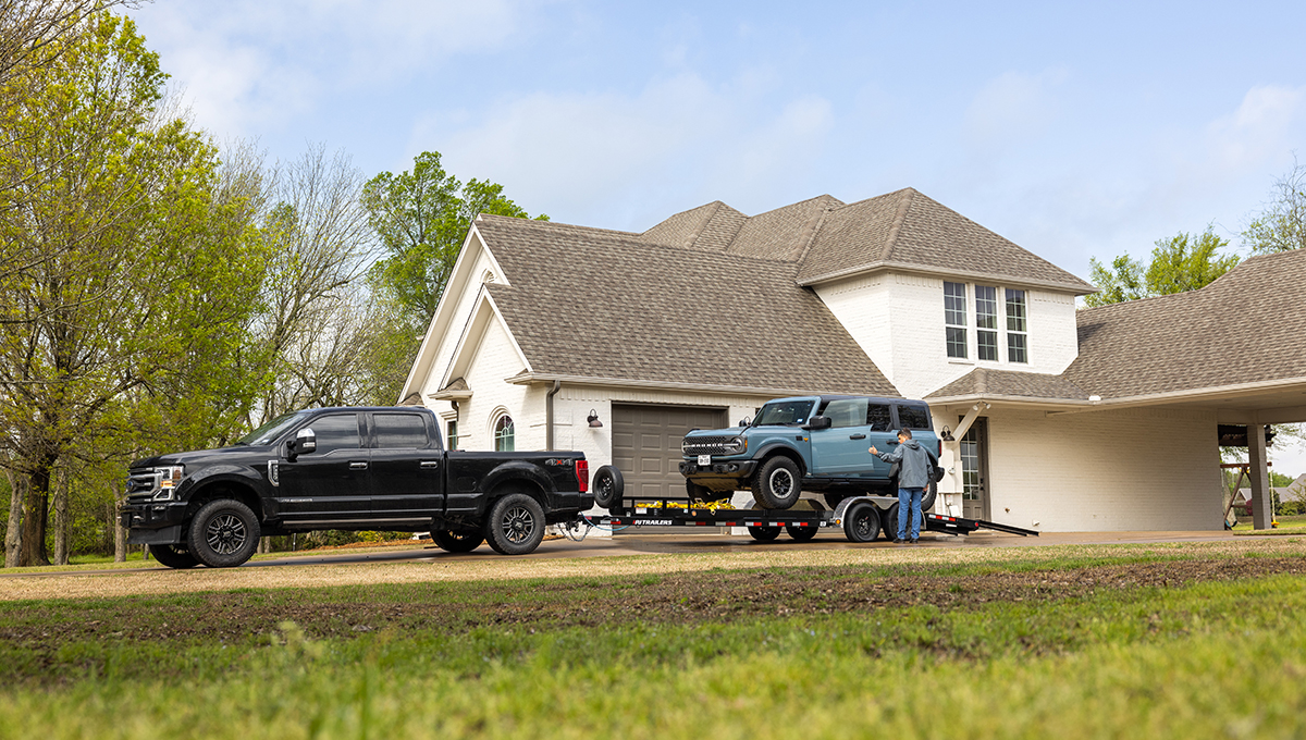 PJ C5, Car Hauler, 20' x 83", 7K, Spare Mount Image 2