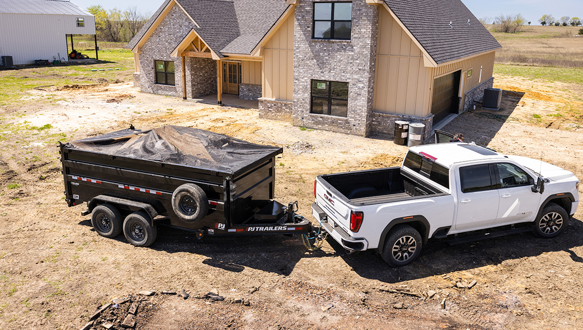 PJ TRAILERS DM14 PJ 7X14 G DUMP EB2 SMSTTK SIR 2WG 14PLY 4WALLS 7GF BLACK Image 4