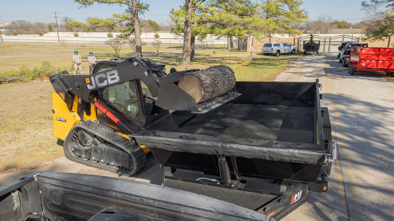 PJ TRAILERS DT1- PJ 7X14 ELEDUMP,EB2,SM,TK,SIR, 2SIDE,2WG,BK Image 2