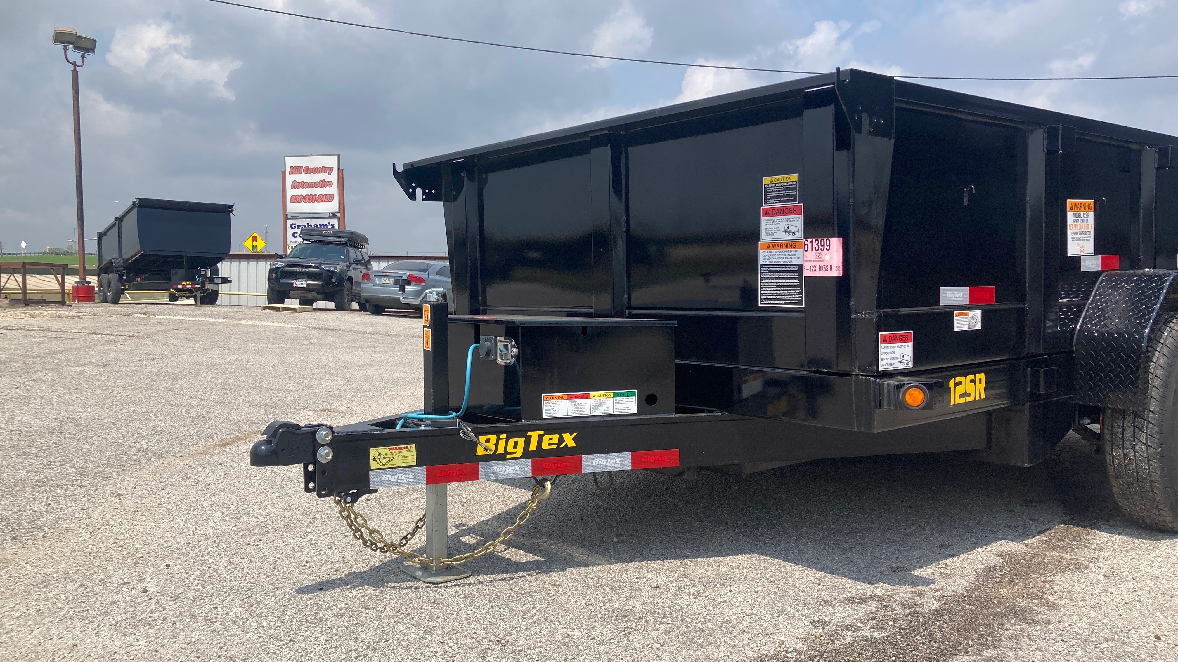 Big Tex 12SR, Dump, 83" x 12', 12K Image 8