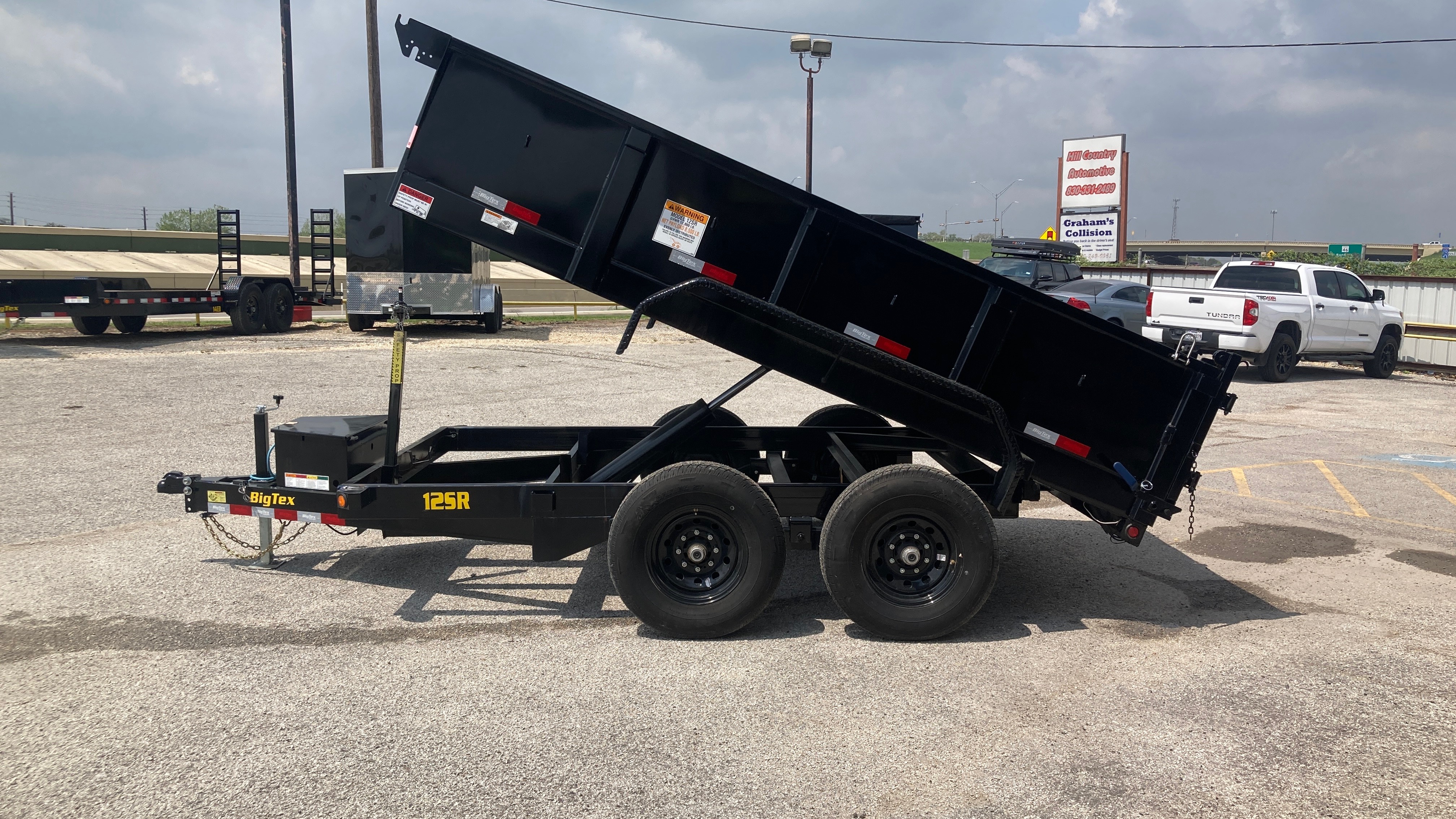 Big Tex 12SR, Dump, 83" x 12', 12K Image 4
