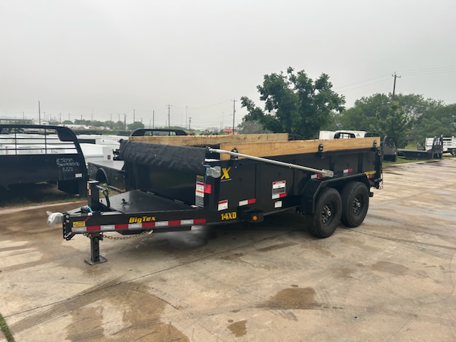 Big Tex 14XD 15.4K TAND XD DUMP 83″x16 6S 4 HIGH SIDES, BLACK image 1