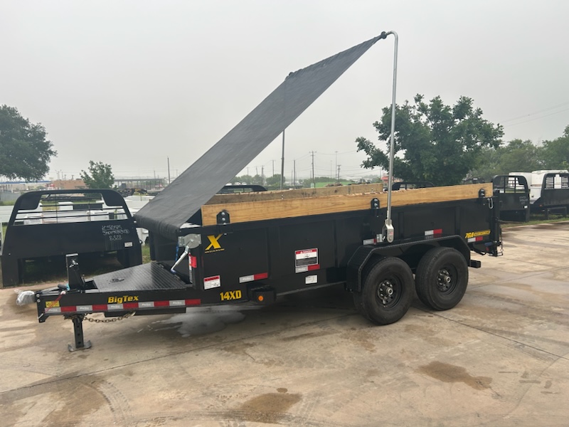 Big Tex 14XD 15.4K TAND XD DUMP 83″x16 6S 4 HIGH SIDES, BLACK image 4