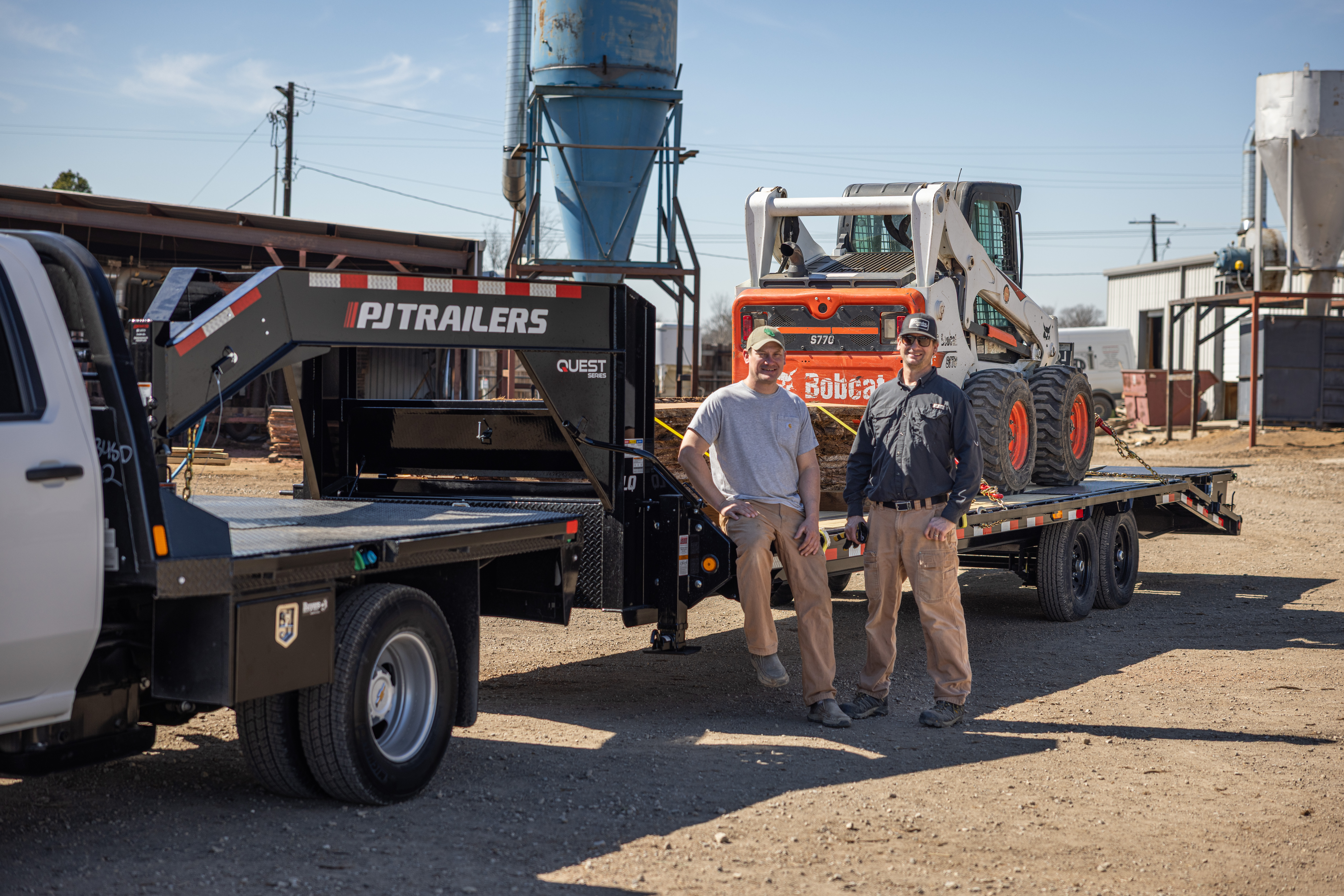 PJ TRAILERS LQS3 PJ 32FT GN EB2  14k ST DECK SI TOOLBOX Image 1
