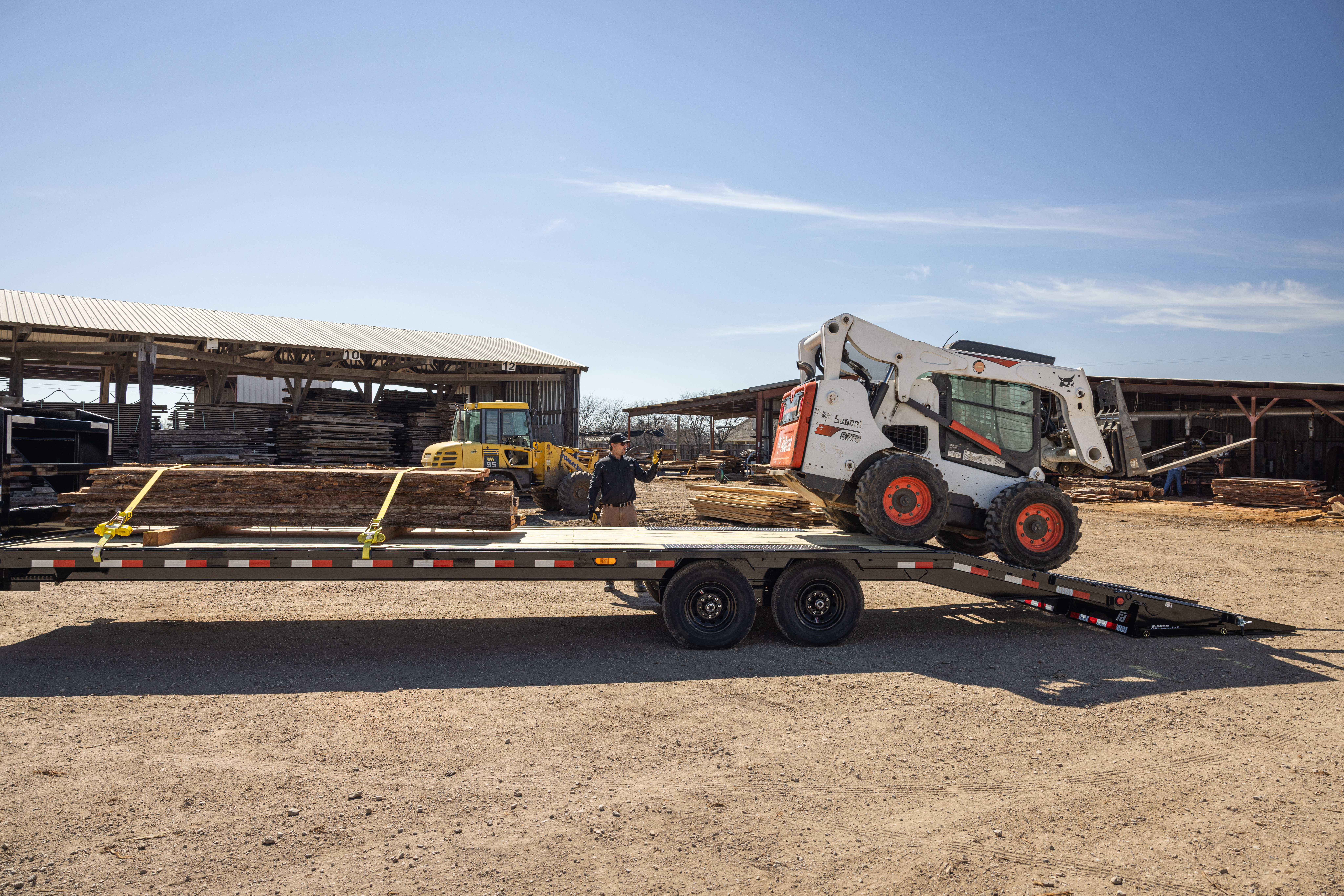 PJ TRAILERS LQS3 PJ 32FT GN EB2  14k ST DECK SI TOOLBOX Image 5