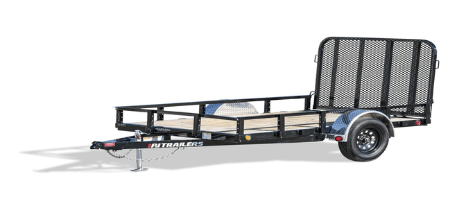 PJ TRAILERS U212 PJ 6X12,72" SNGL AXLE CHANNEL UTILITY Image 0