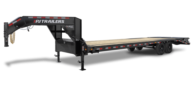 PJ TRAILERS LQS3 PJ 32FT GN EB2  14k ST DECK SI TOOLBOX Image 0