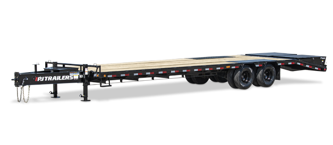 PJ TRAILERS PL25 PJ 20+5 EB2 SMST 5DTMR 12K 14PLY 2S 12KJ WP ROLLER BLK Image 0
