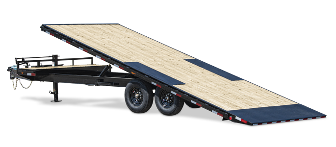 PJ TRAILERS T822 PJ 22X102 TILT, EB2,SM,8K/OIL, 14PLY/T,WP&ROLLER,BK Image 0