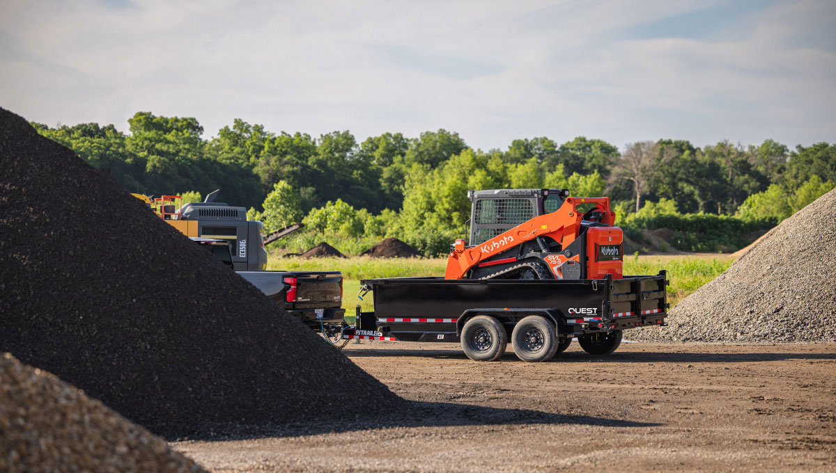 PJ TRAILERS D7J1 PJ 83X14 DUMP EB2 SM 7KJ TK SI 2WG RSJ BLK Image 1