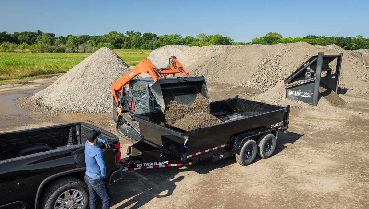 PJ TRAILERS D7J1 PJ 83X14 DUMP EB2 SM 7KJ TK SI 2WG RSJ BLK Image 2