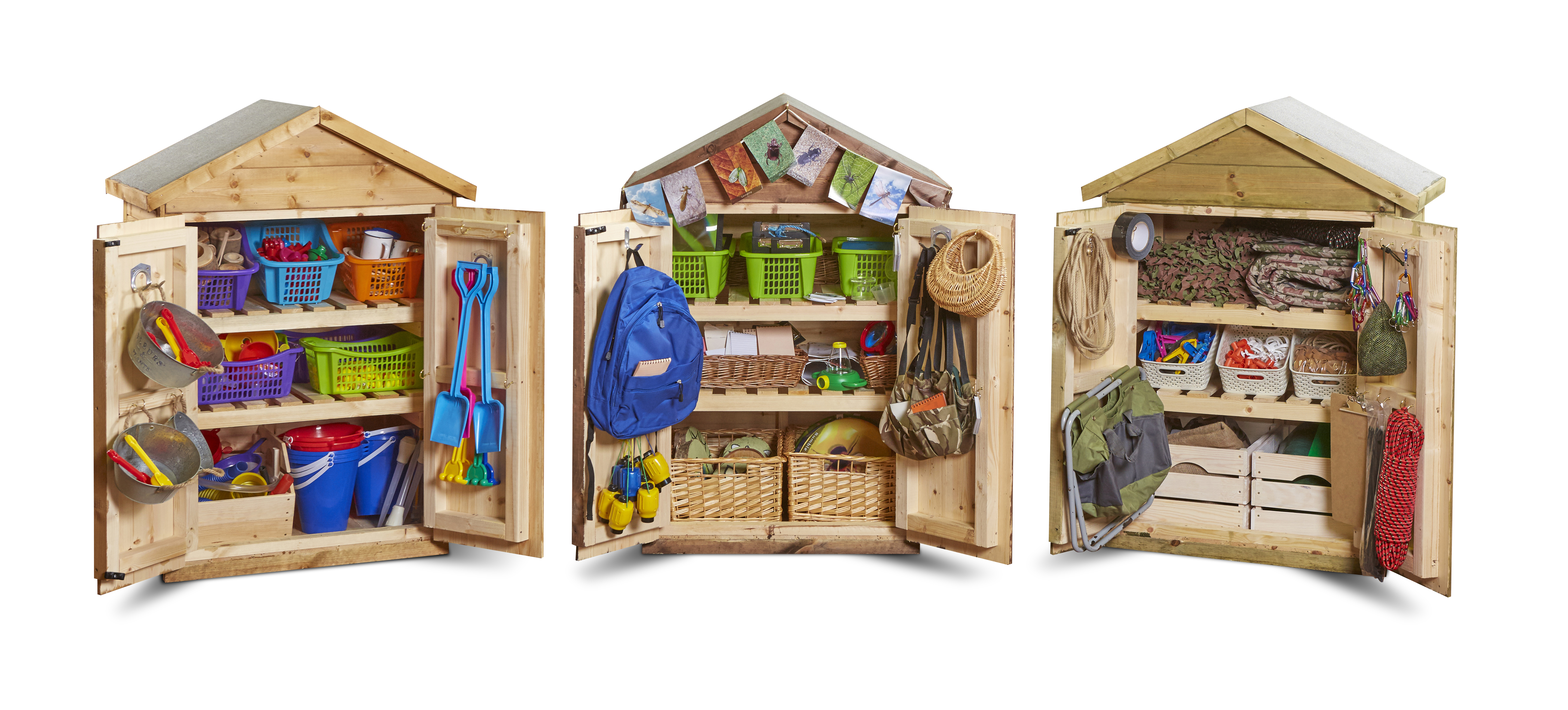 Columbia Market Outdoor Storage Shed Set